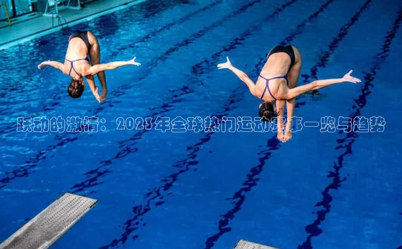 跃动的激情：2023年全球热门运动赛事一览与趋势